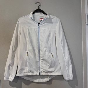 Danskin Now White Windbreaker Jacket